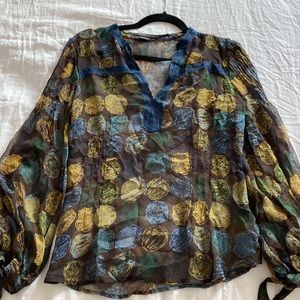 Sheer BCBG Maxazria swim top coverup size small